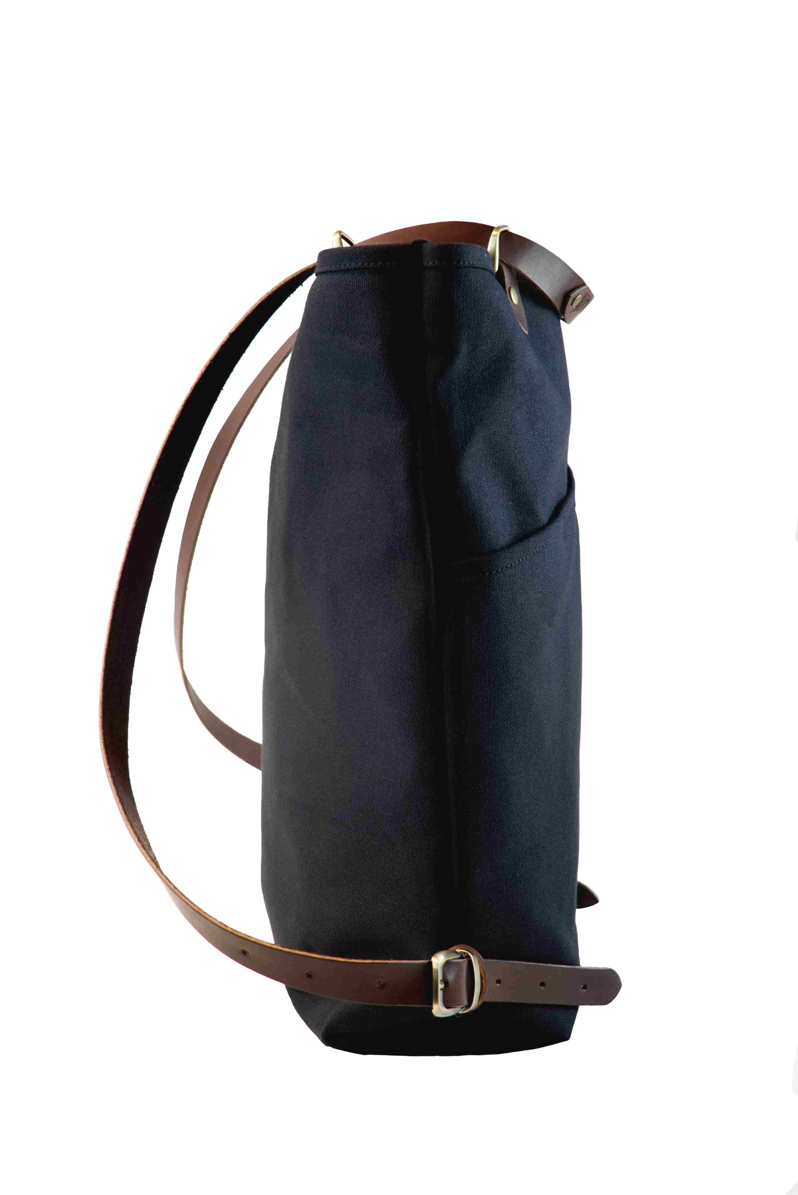 canvas leather backpack tote bag Convertible Backpack Tote