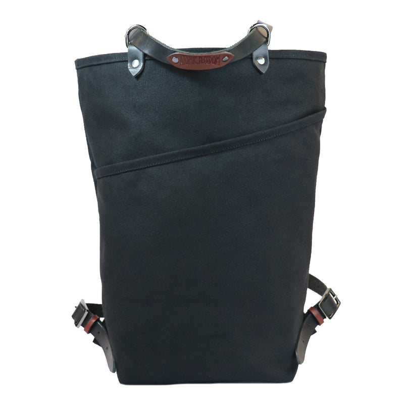 black leather convertible tote backpack Convertible Backpack Tote