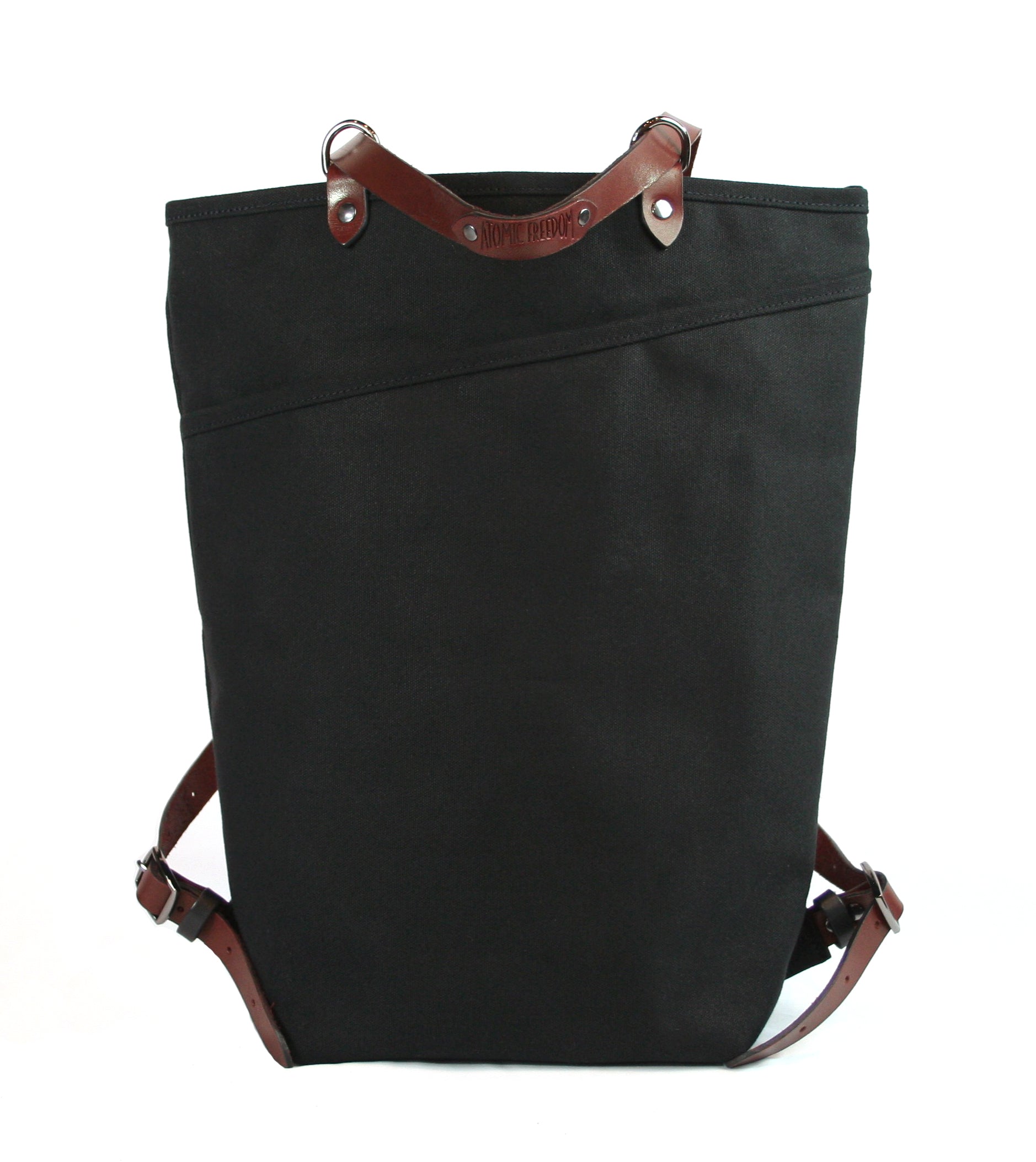 Convertible Backpack Tote | Waxed Canvas & Leather
