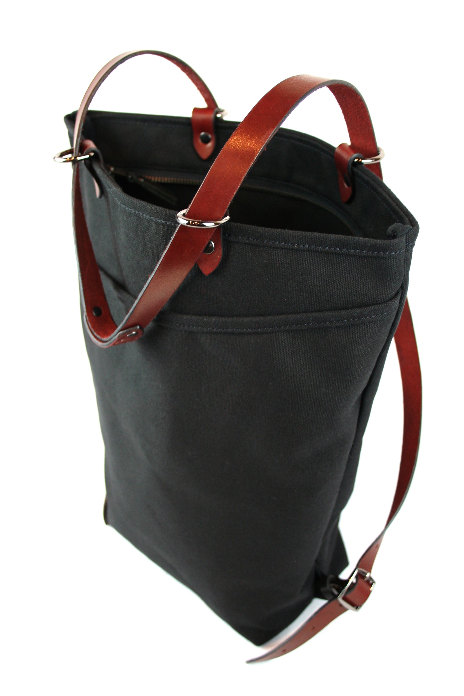 canvas leather backpack tote bag Laptop Rucksack Bags – LeatherNeo Select from multiple colors for yourself or as a gift Leather Backpack Tote - Handmade,