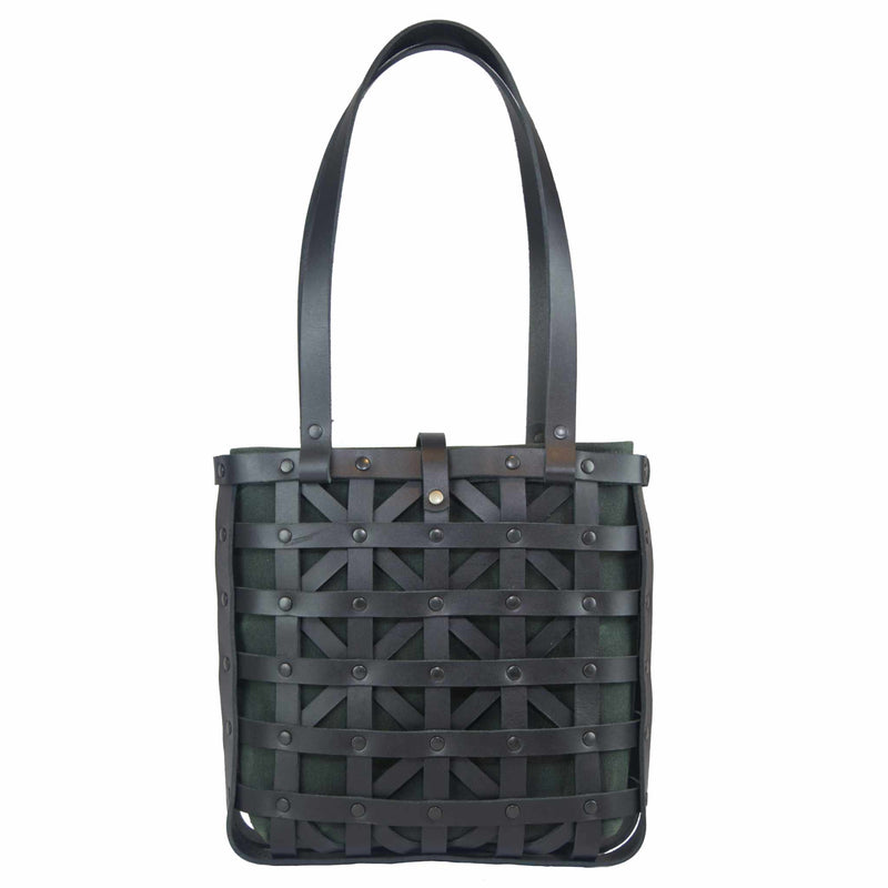 Leather Weave Tote